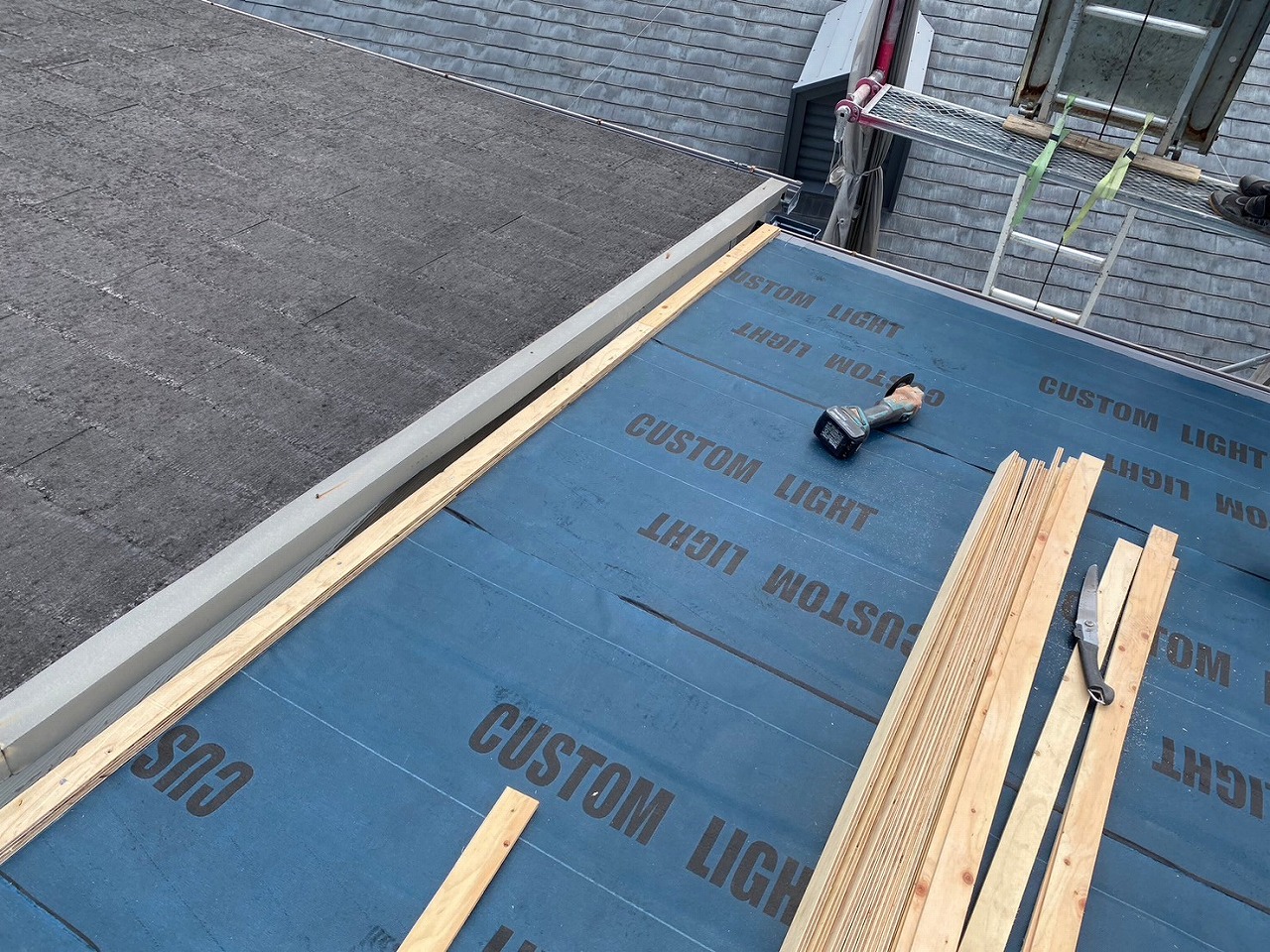 カバー工法　準備