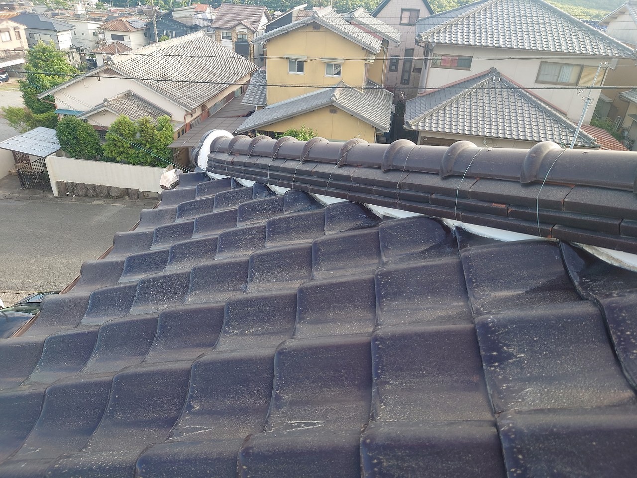 漆喰(しっくい)塗り替え