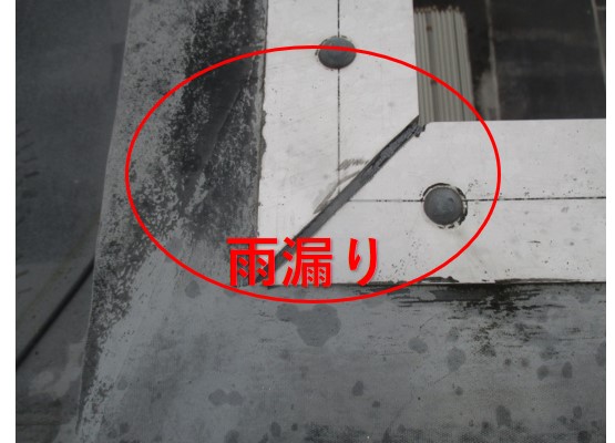 西宮市笠木雨漏り