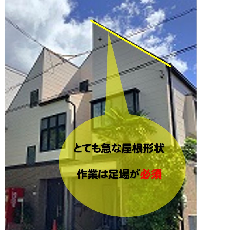 西宮市屋根点検作業