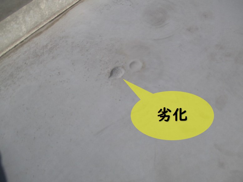 西宮市陸屋根傷み