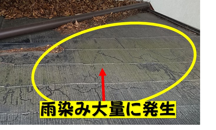 西宮市屋根材傷み