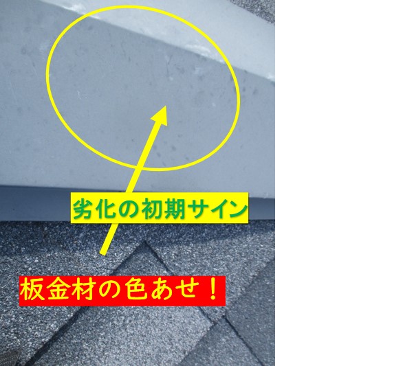 カラーベスト屋根確認