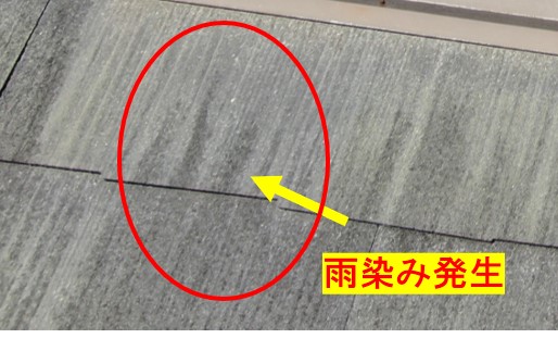 屋根材表面劣化