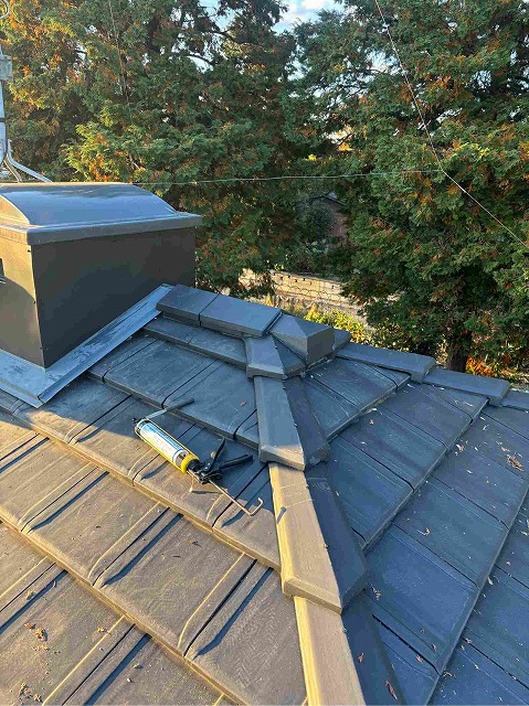 ドーマー外壁　板金