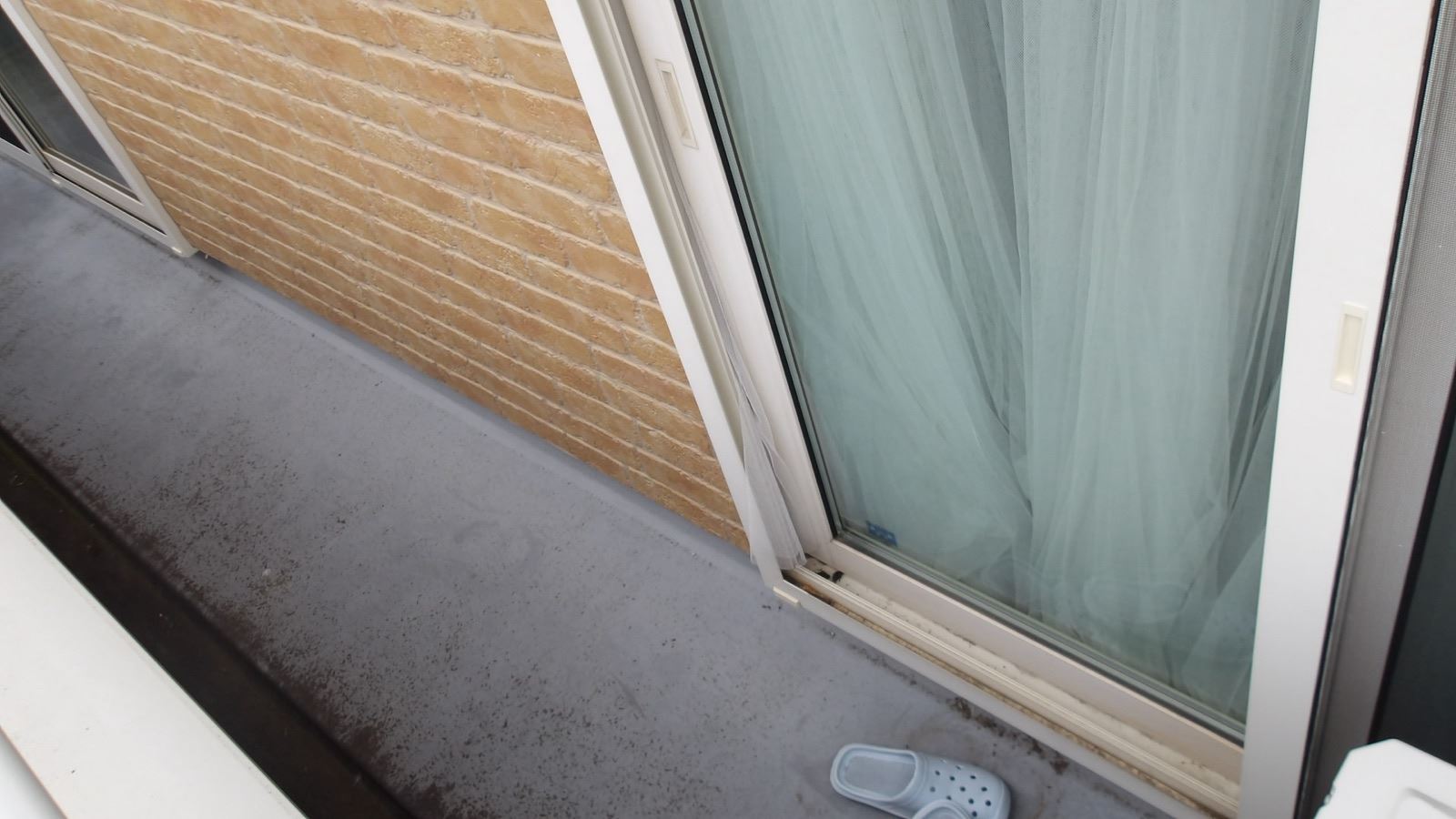 小美玉市ベランダ現地調査劣化