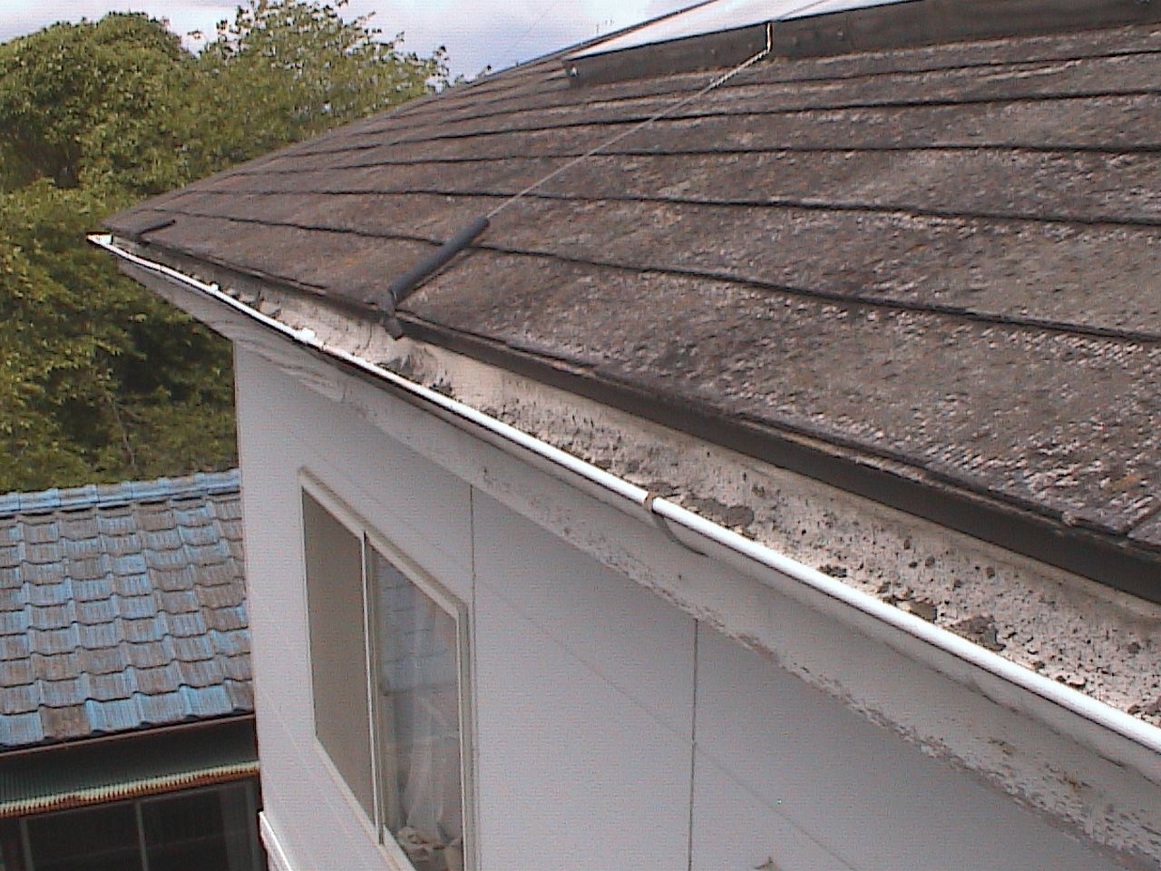 スレート屋根劣化