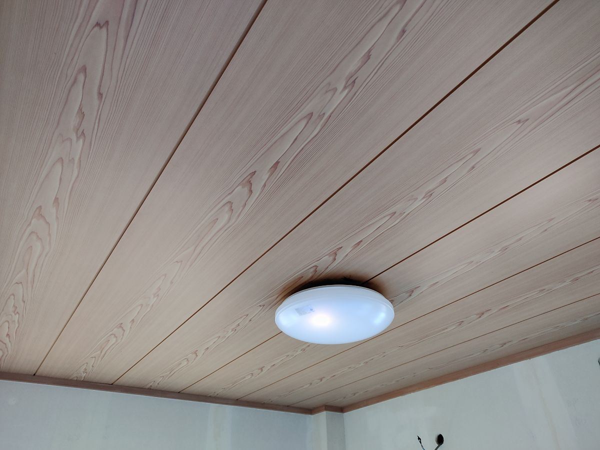 木目　室内天井