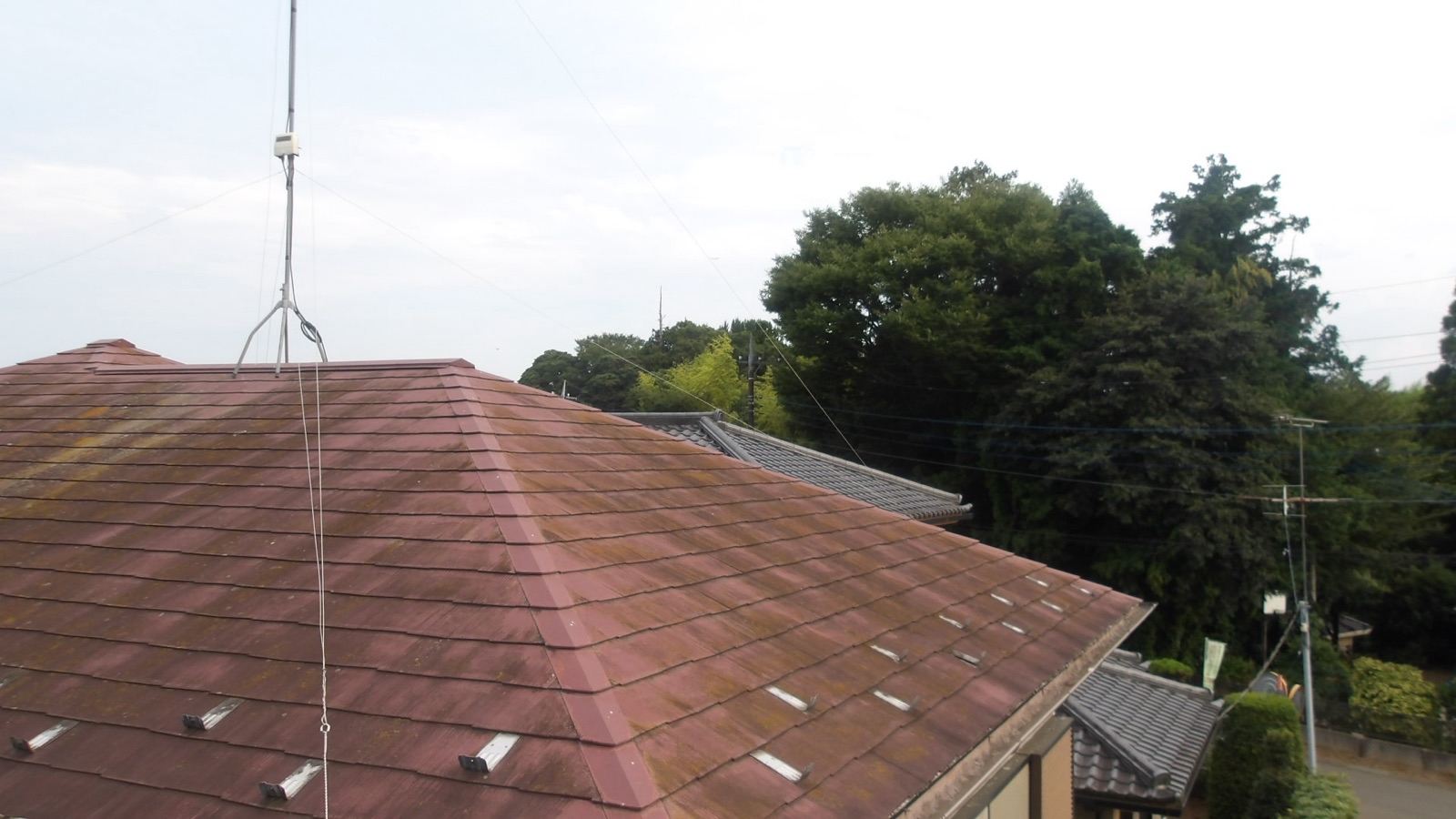 小美玉市戸建て住宅スレート屋根　調査