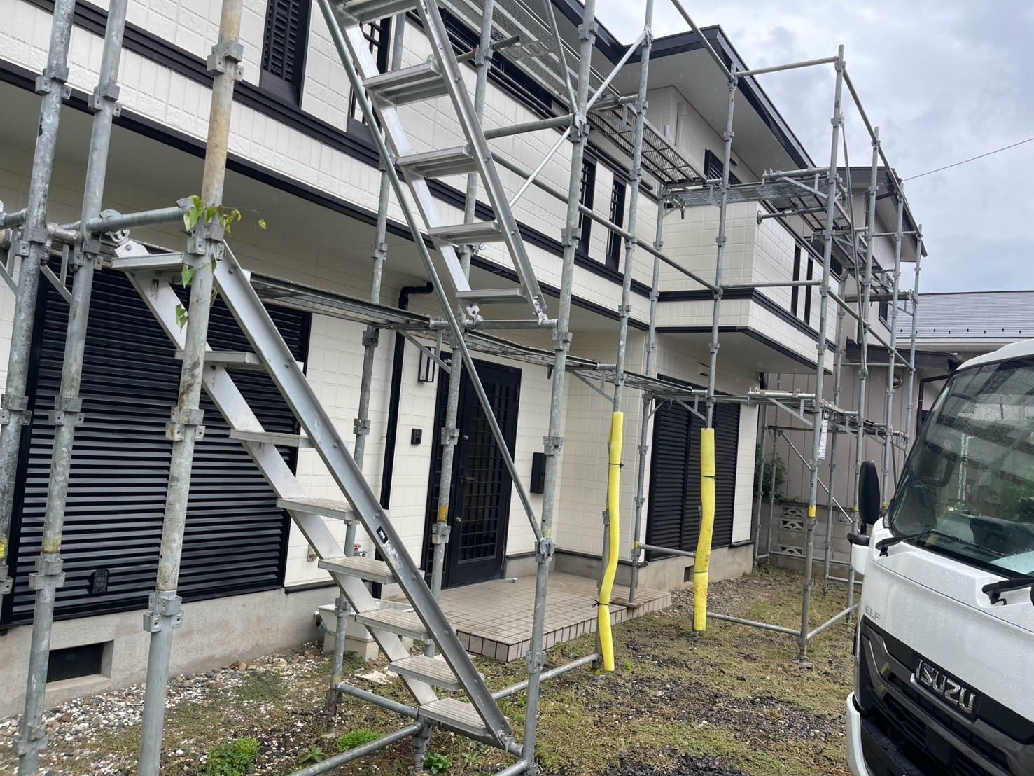 仮設足場設置