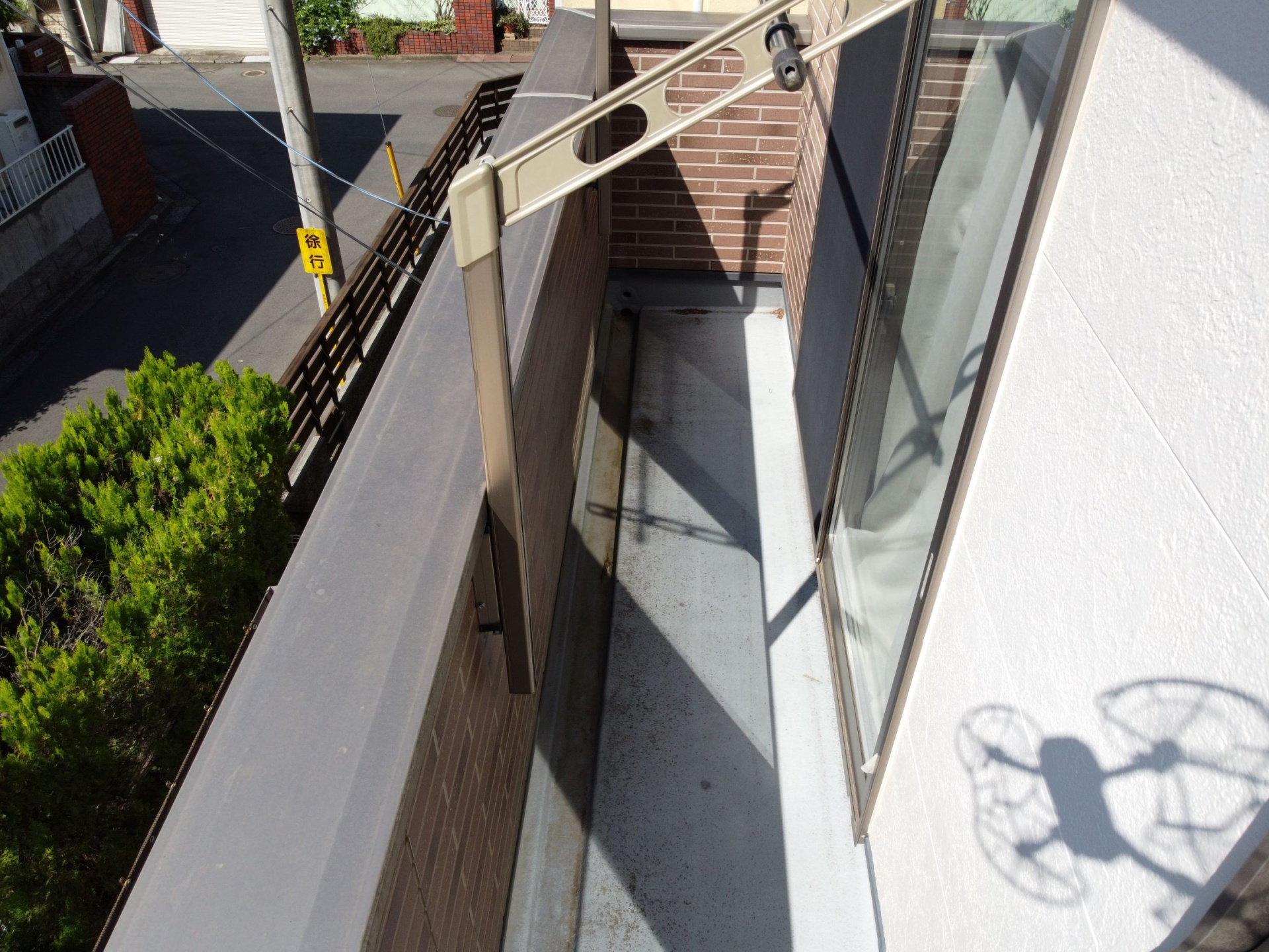 バルコニー　防水の状態