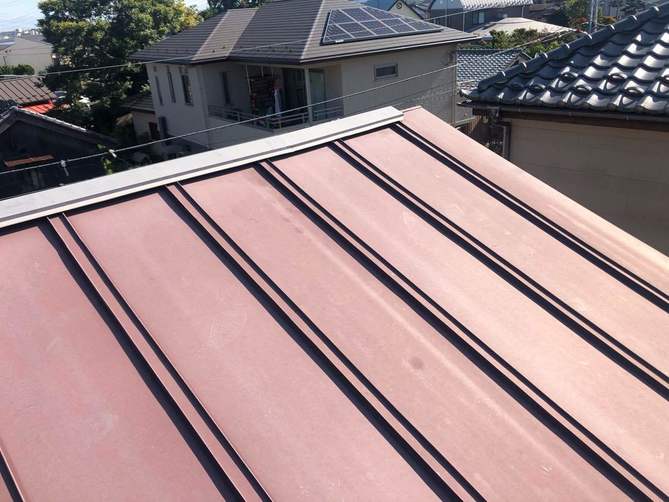 ガルバリウム鋼板の屋根材