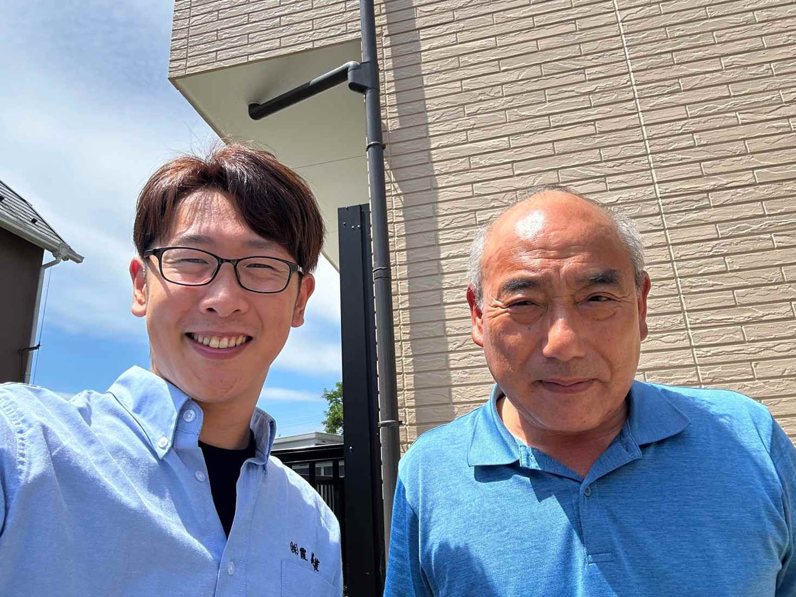 石岡市でモニエル瓦の塗装をおこなったお客様と