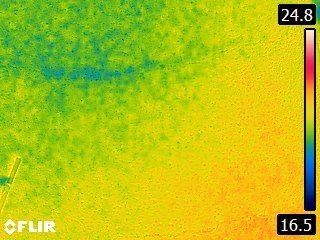 かすみがうら市でモルタル外壁のクラックから雨漏り赤外線サーモグラフィー