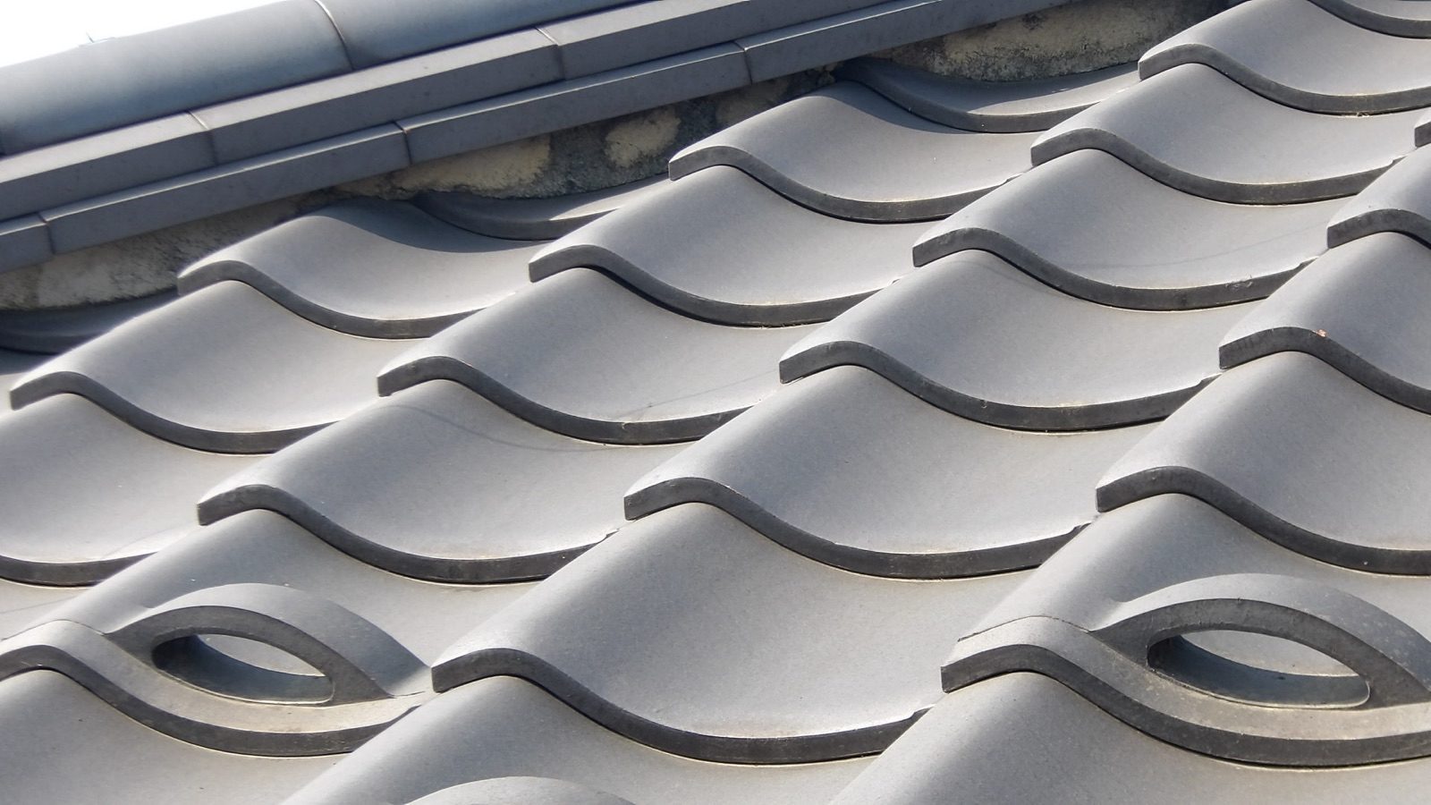 かすみがうら市、陶器瓦の漆喰劣化