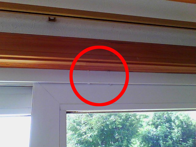 雨漏りしていた現場