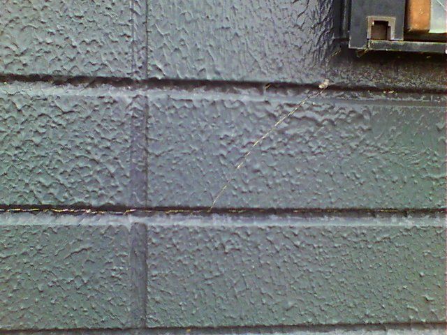 かすみがうら市現地調査雨漏り窯業系サイディング材直貼りヒビ割れ