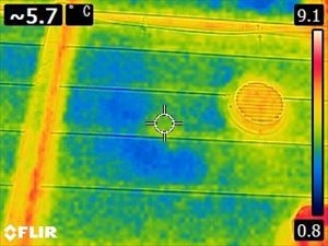 小美玉市、アパートの現場調査。サーモカメラで撮影