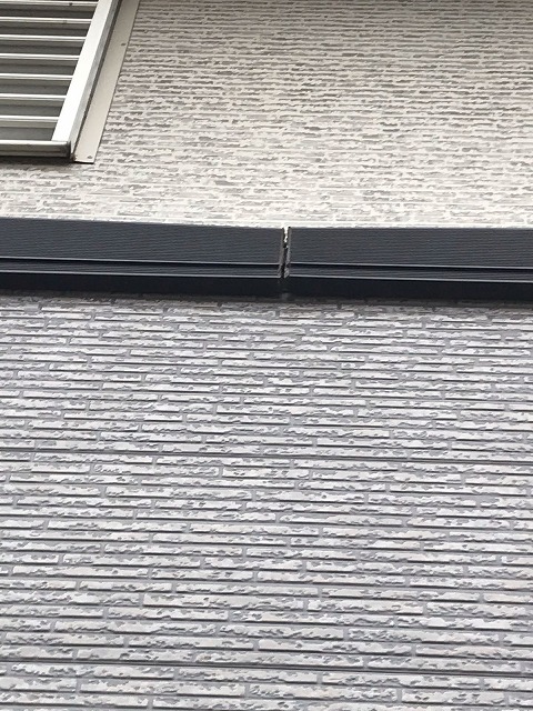 幕板シーリングの劣化