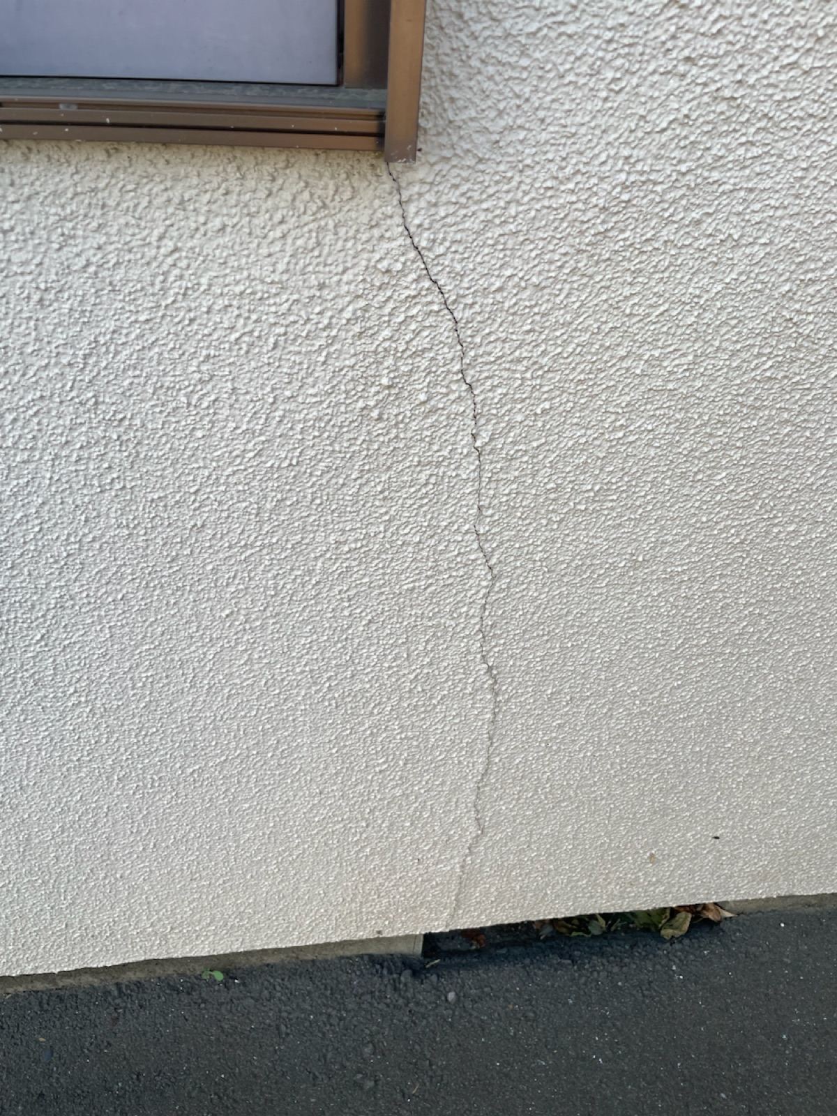 クラック　斜めから