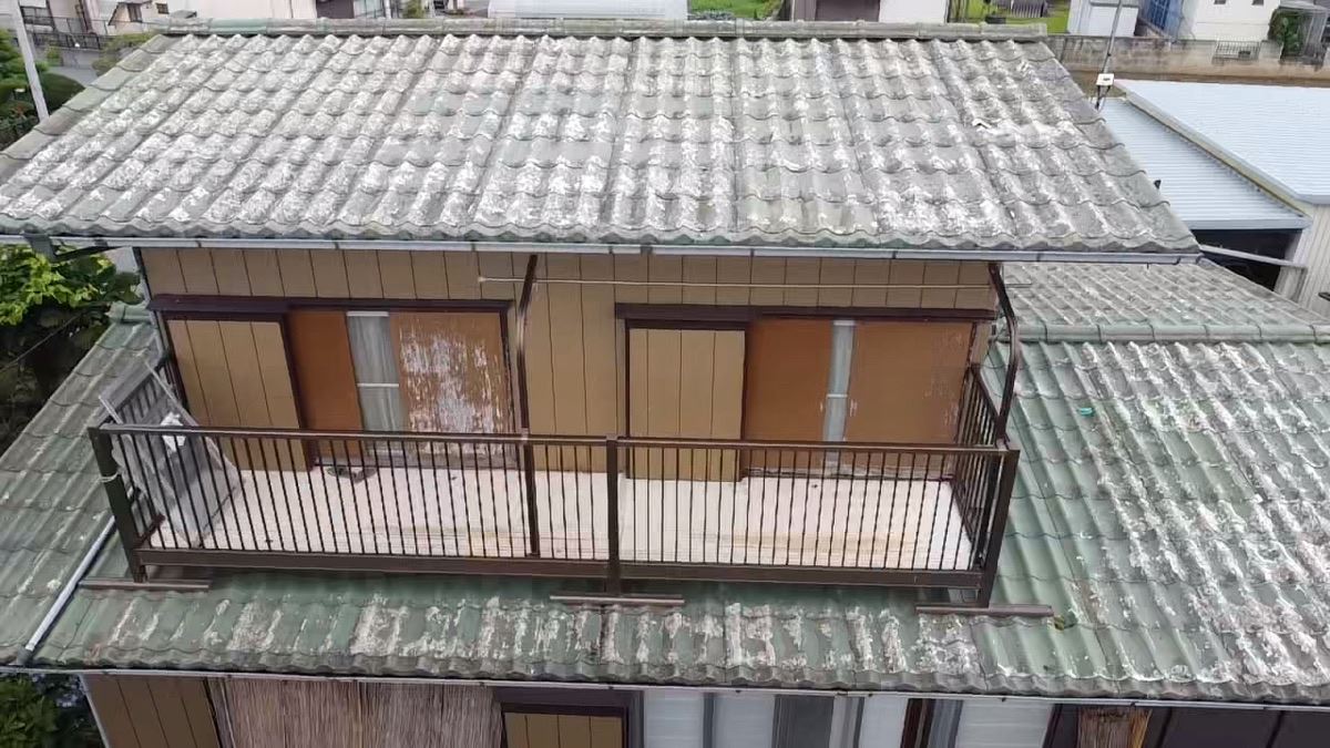 屋根劣化　セキスイU瓦