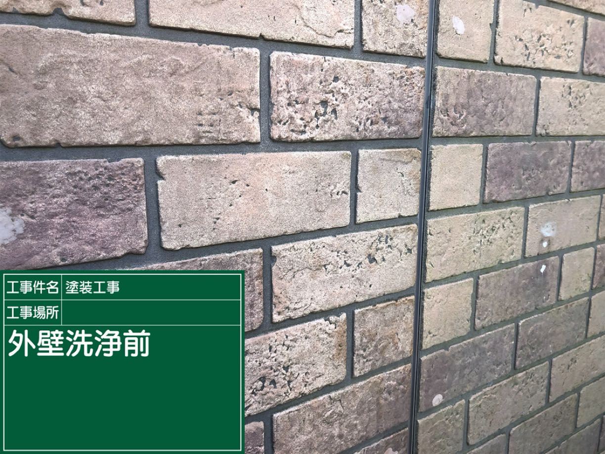 外壁洗浄前