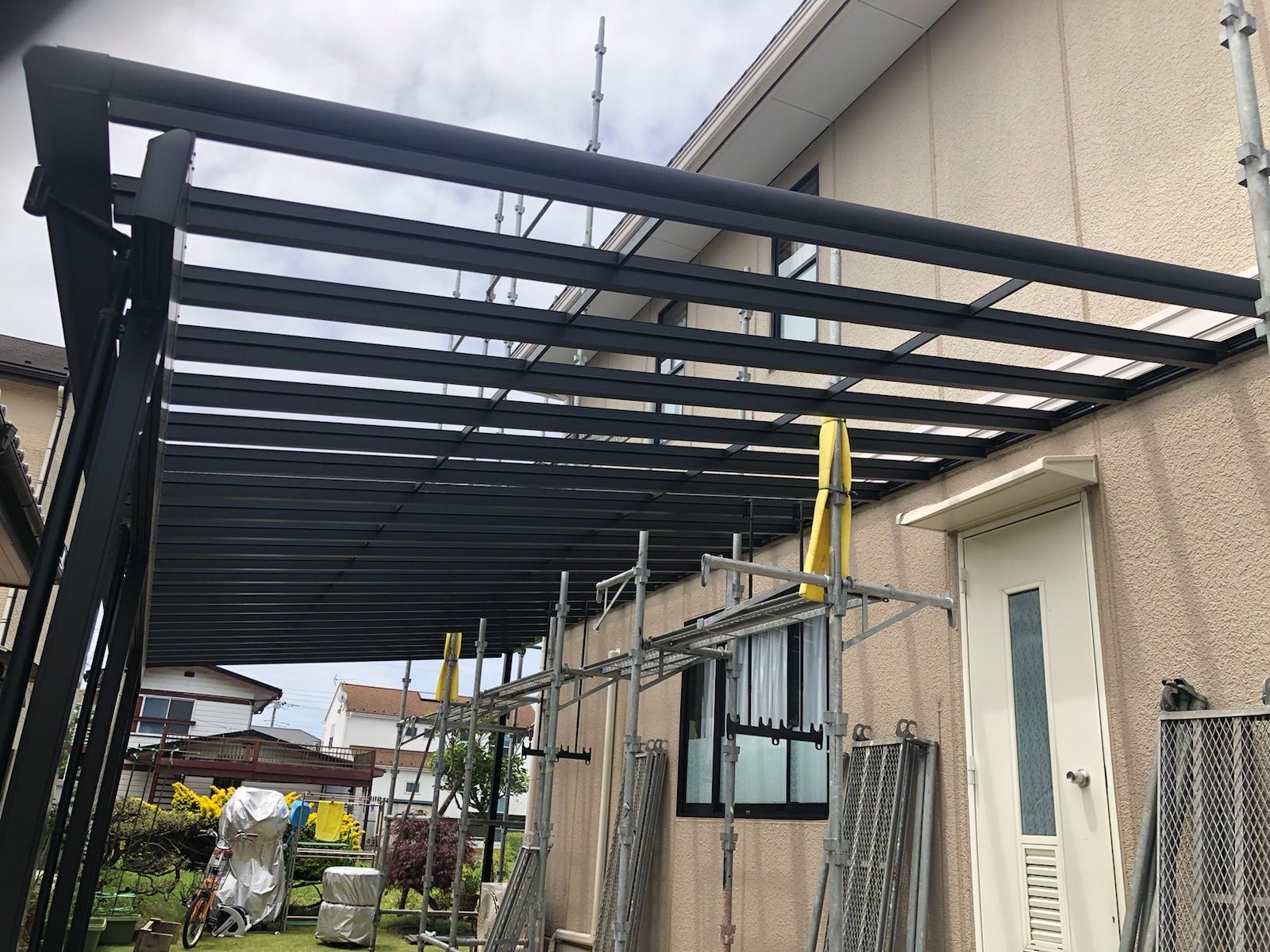 カーポート屋根外し