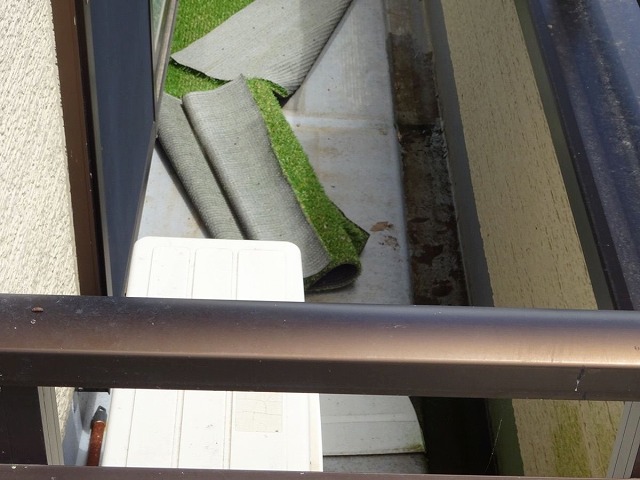 ベランダ床　防水性低下