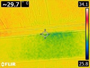 施工後散水調査