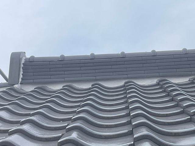 漆喰詰め直し後