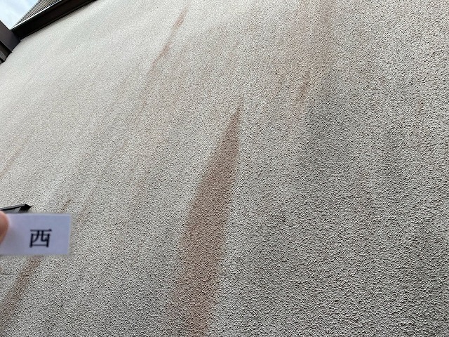 モルタル外壁　汚れ