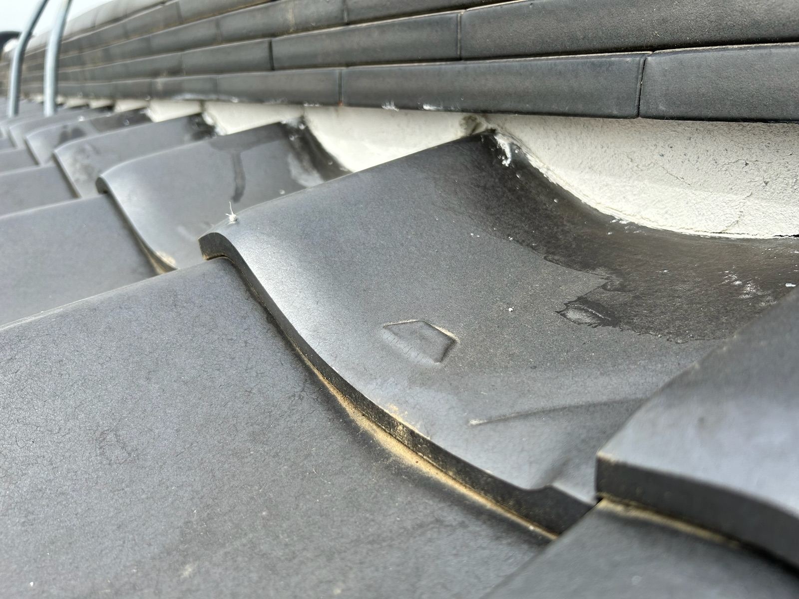 漆喰詰め直し後