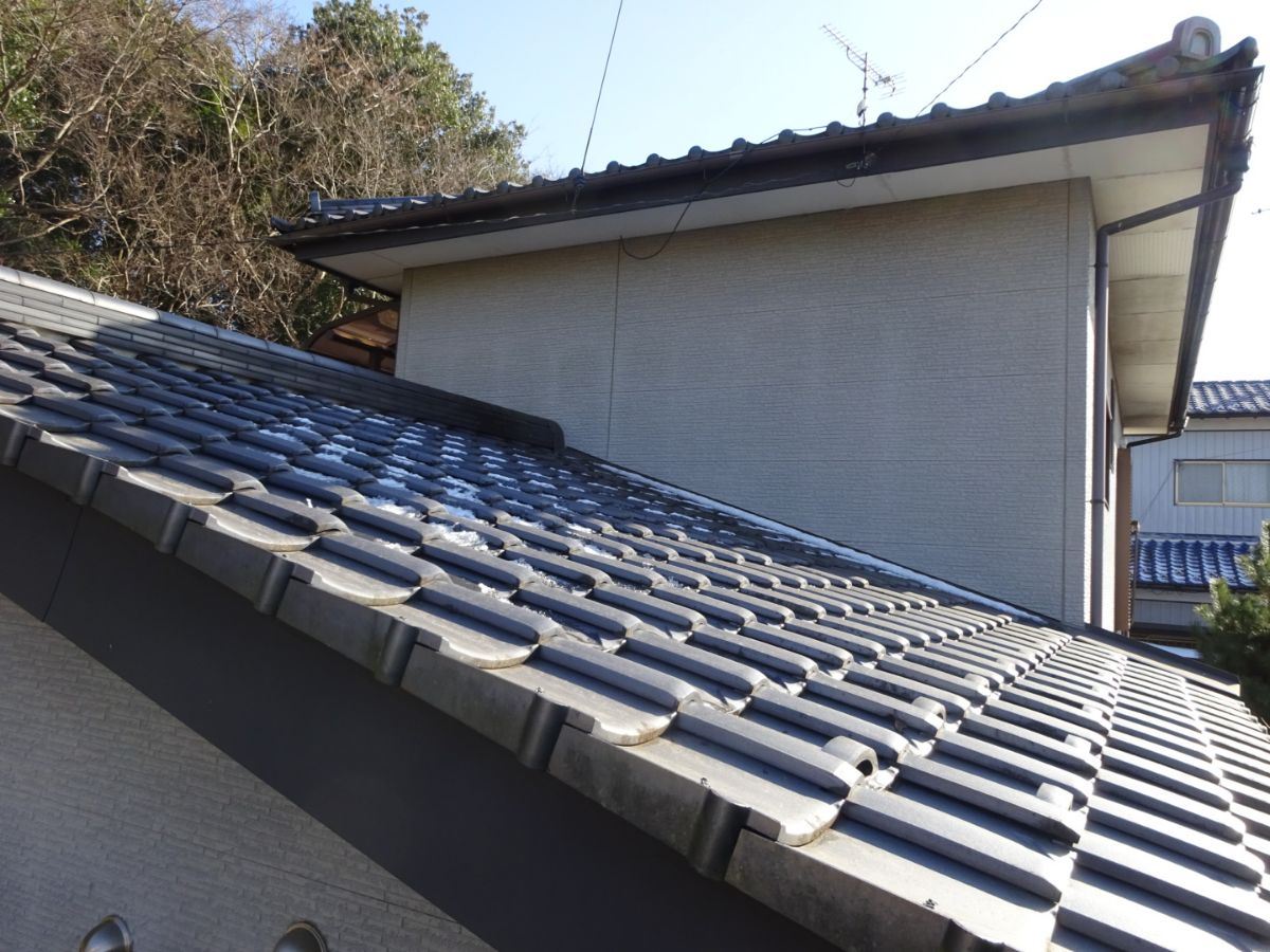 瓦屋根の家　小美玉市　屋根調査