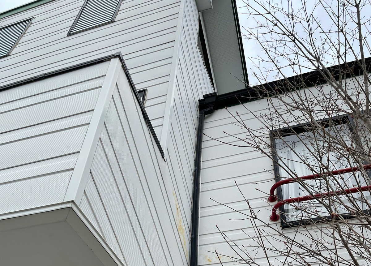 石岡市で外壁塗装、施工前