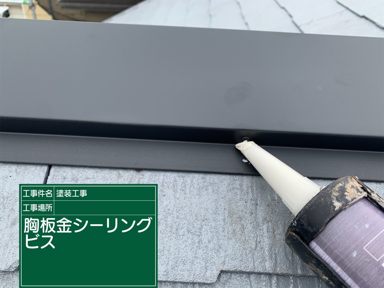 棟板金　ガルバリウム鋼板製