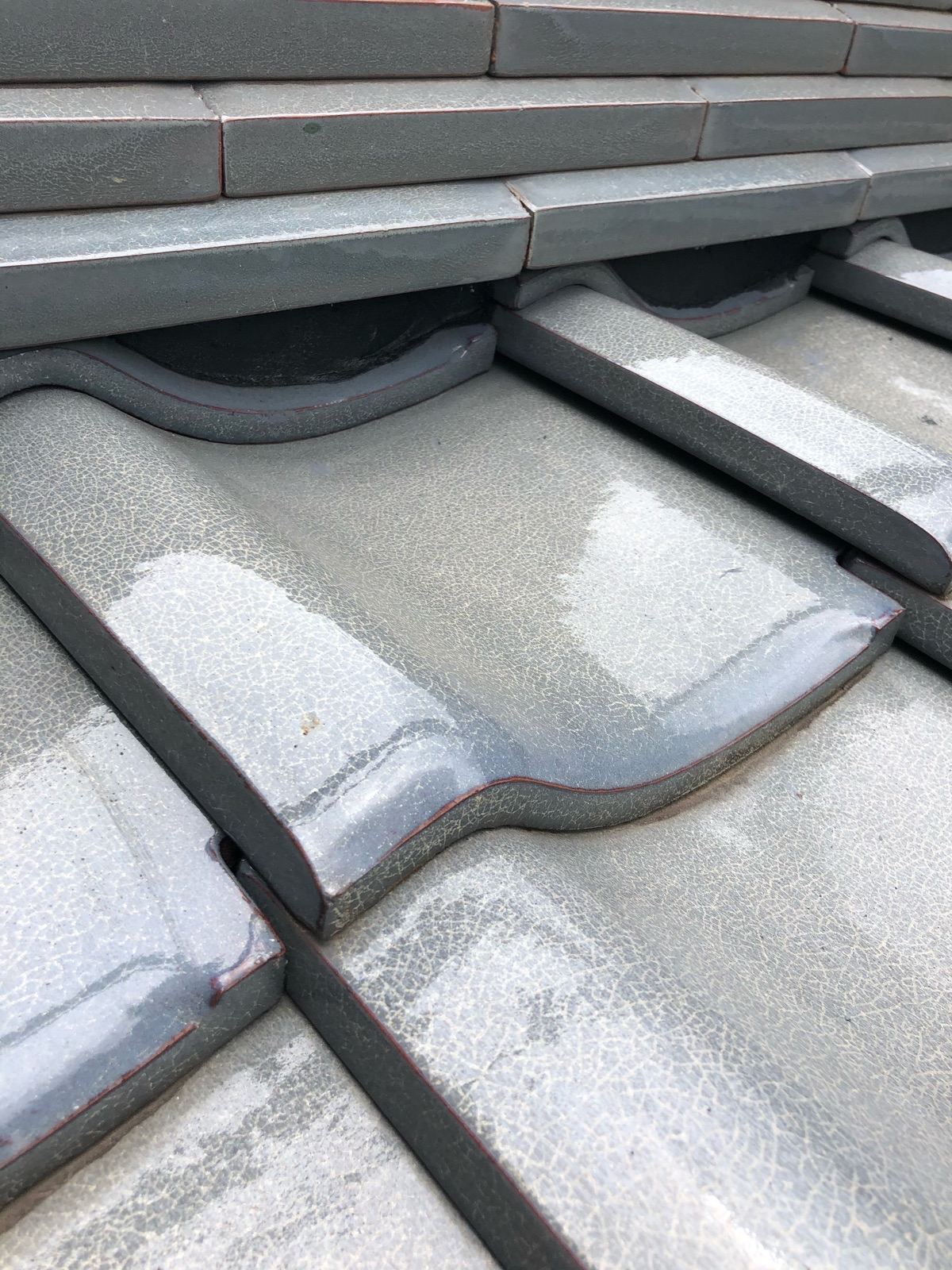 漆喰詰め直し施工後