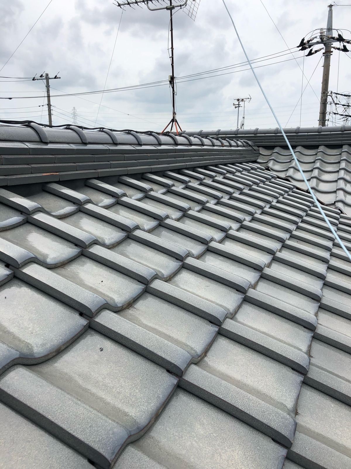 漆喰詰め直し施工後