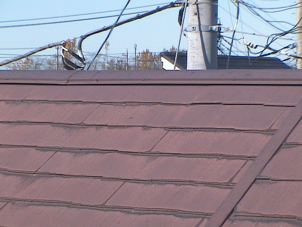 スレート屋根劣化