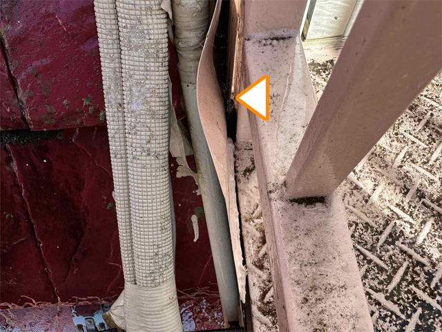 雨漏り原因箇所