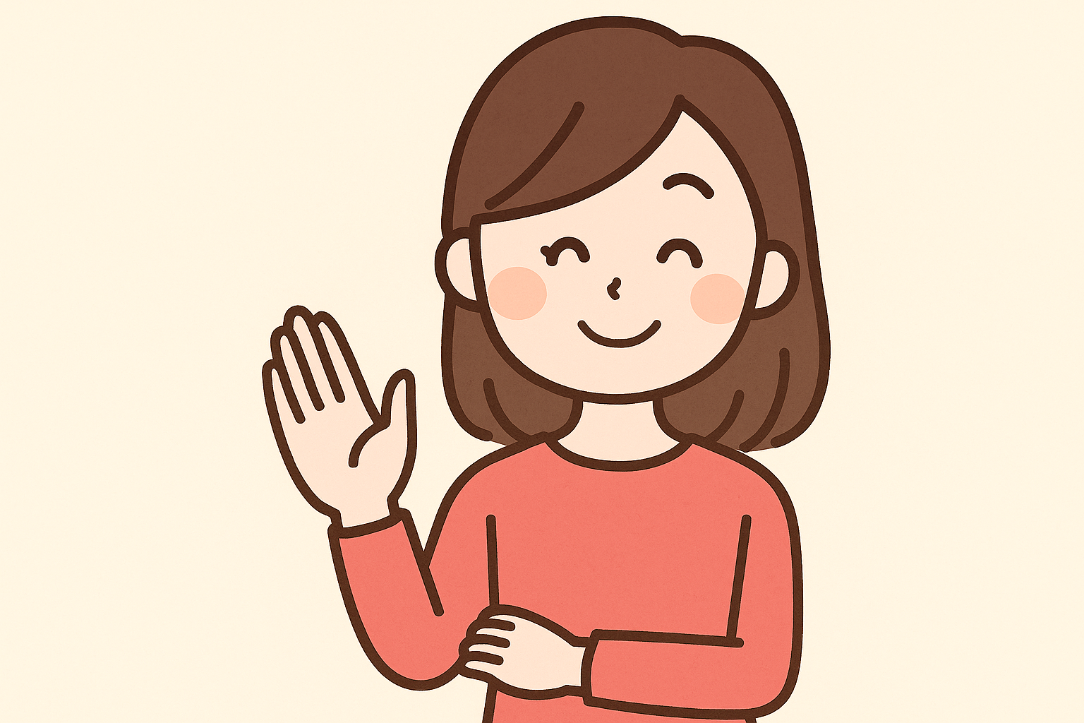 やんわりと断る女性image2