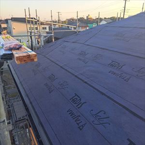 ルーフィング完了