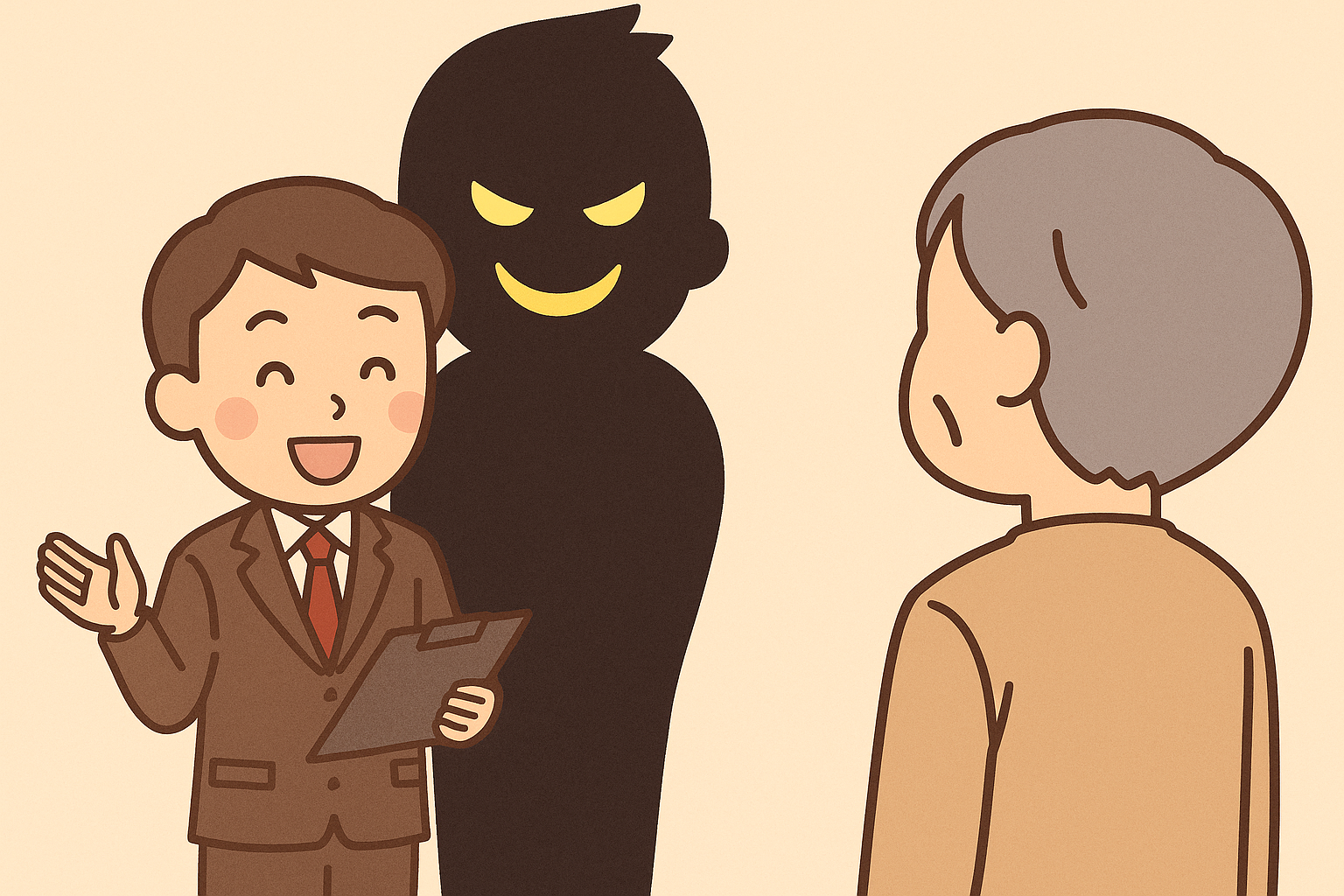 急かす営業に要注意！image