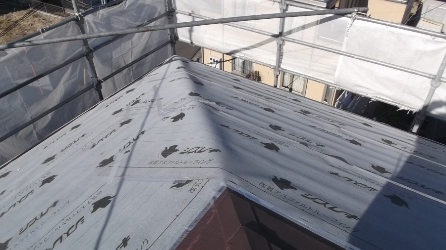 ルーフィング写真