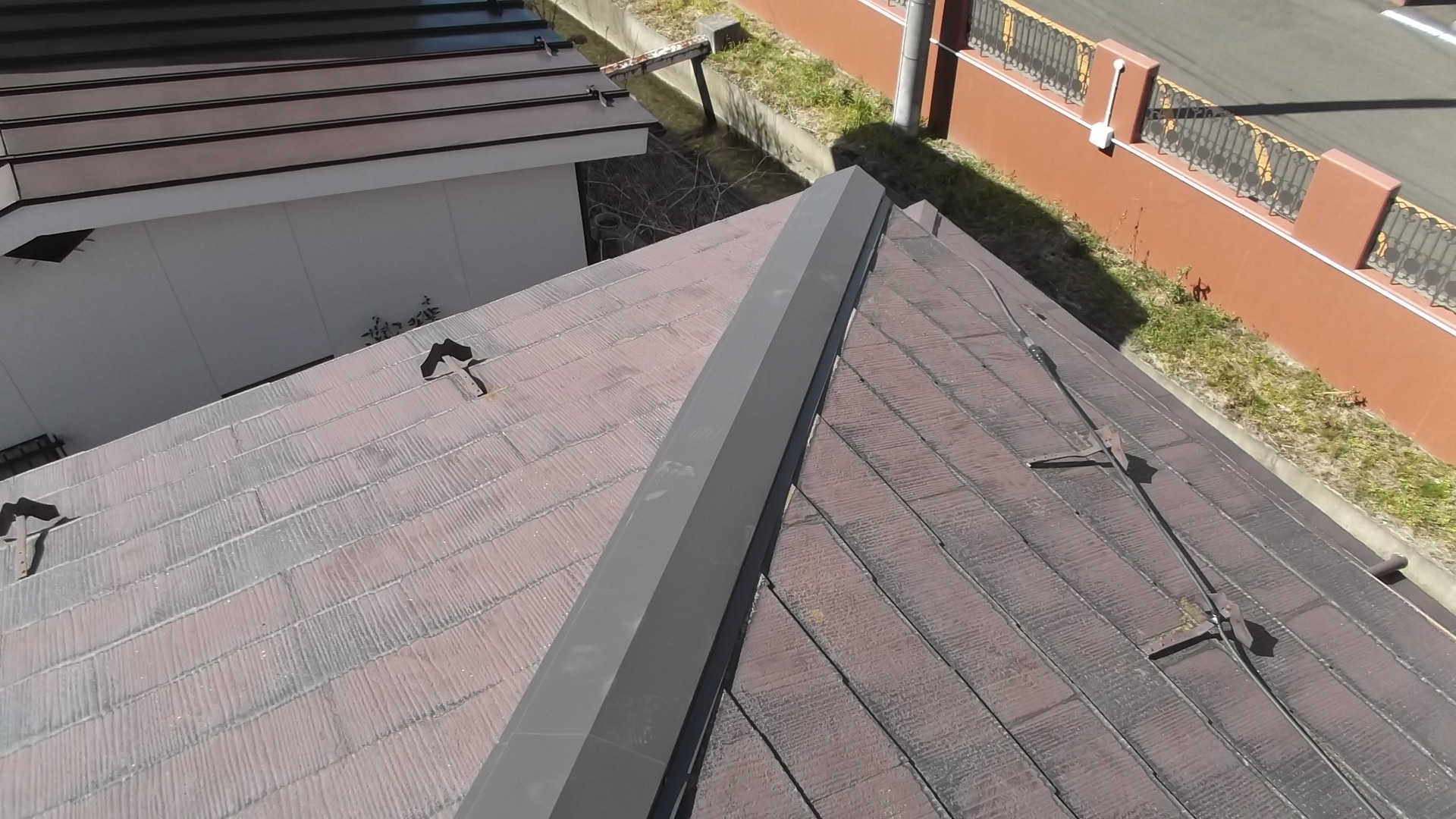 棟板金取り付け