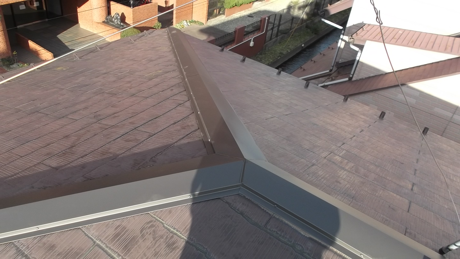 棟板金取り付け