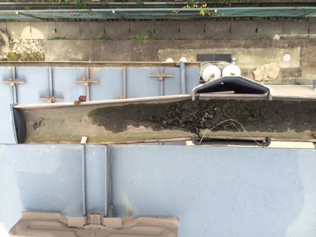 軒樋ゴミ詰まり