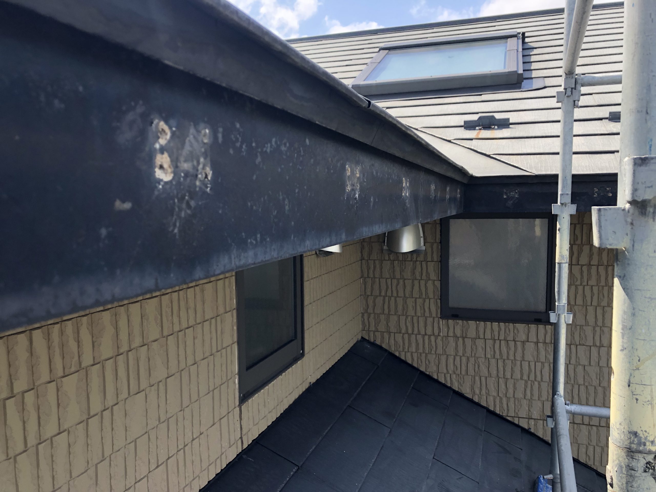 吊金具の撤去後