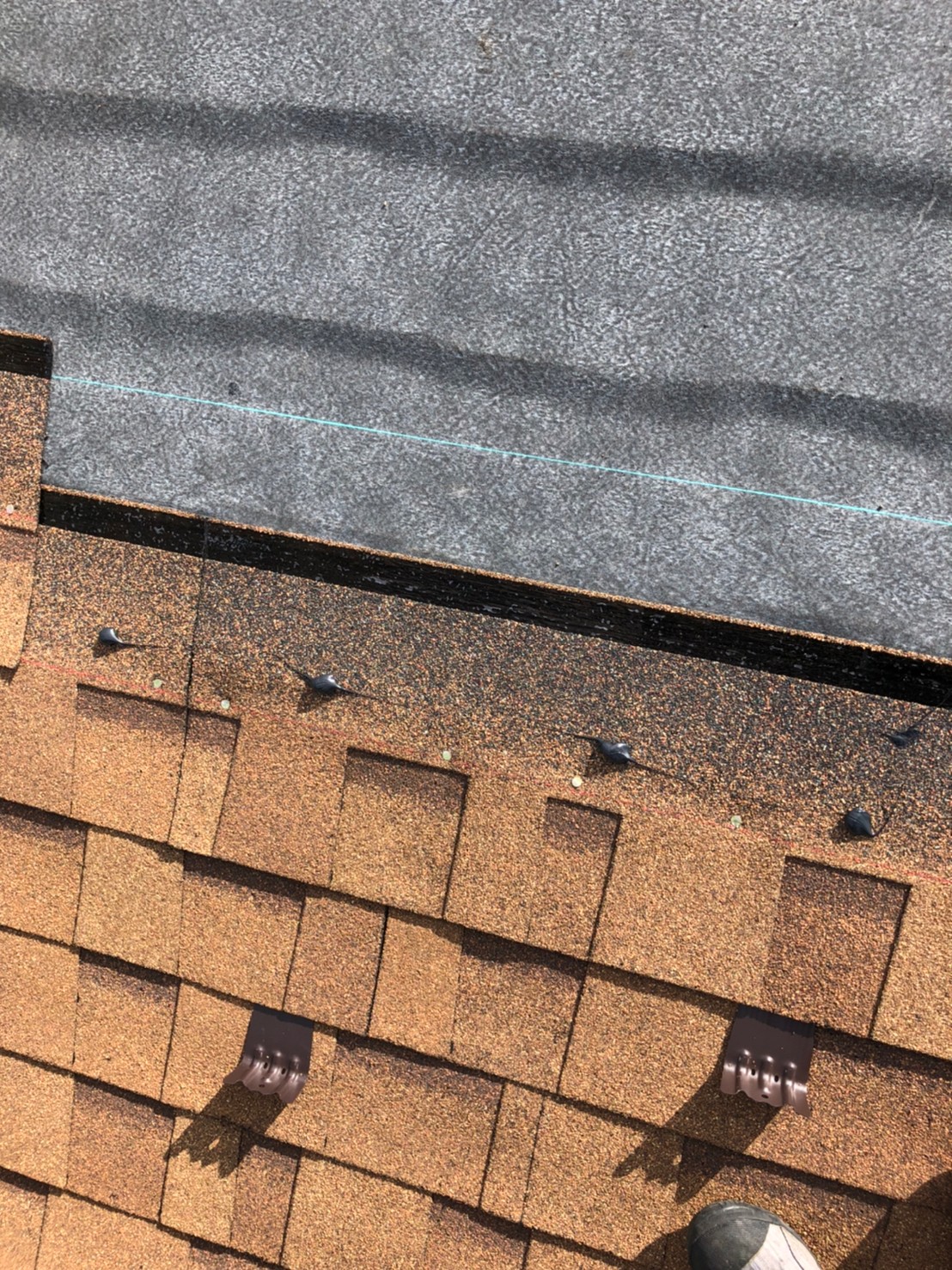 シングル施工中