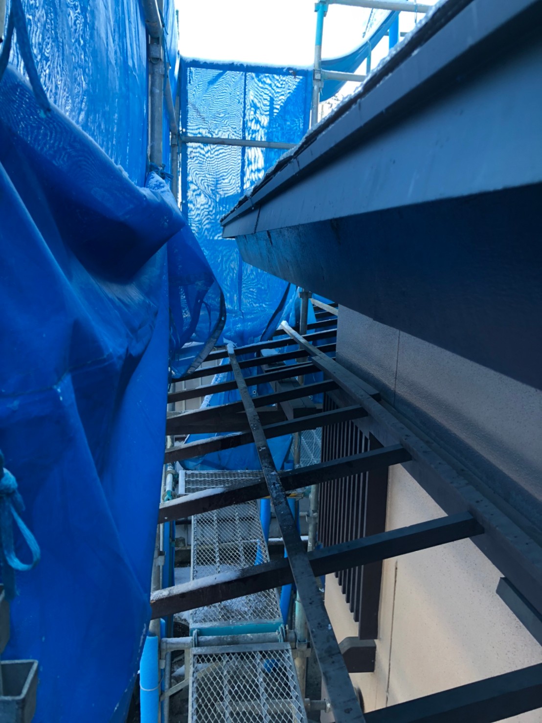 破風取り付け前