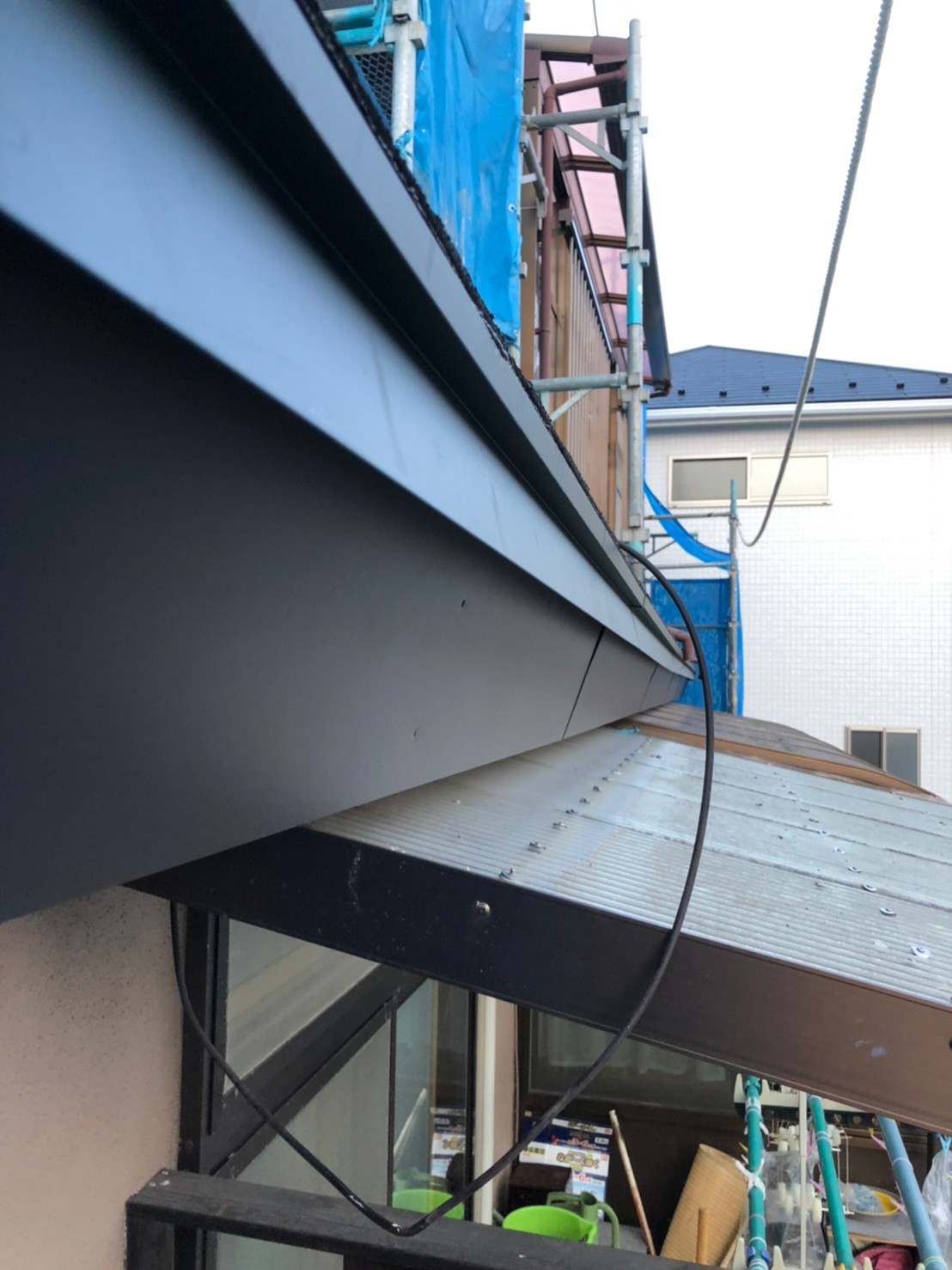 破風取り付け後